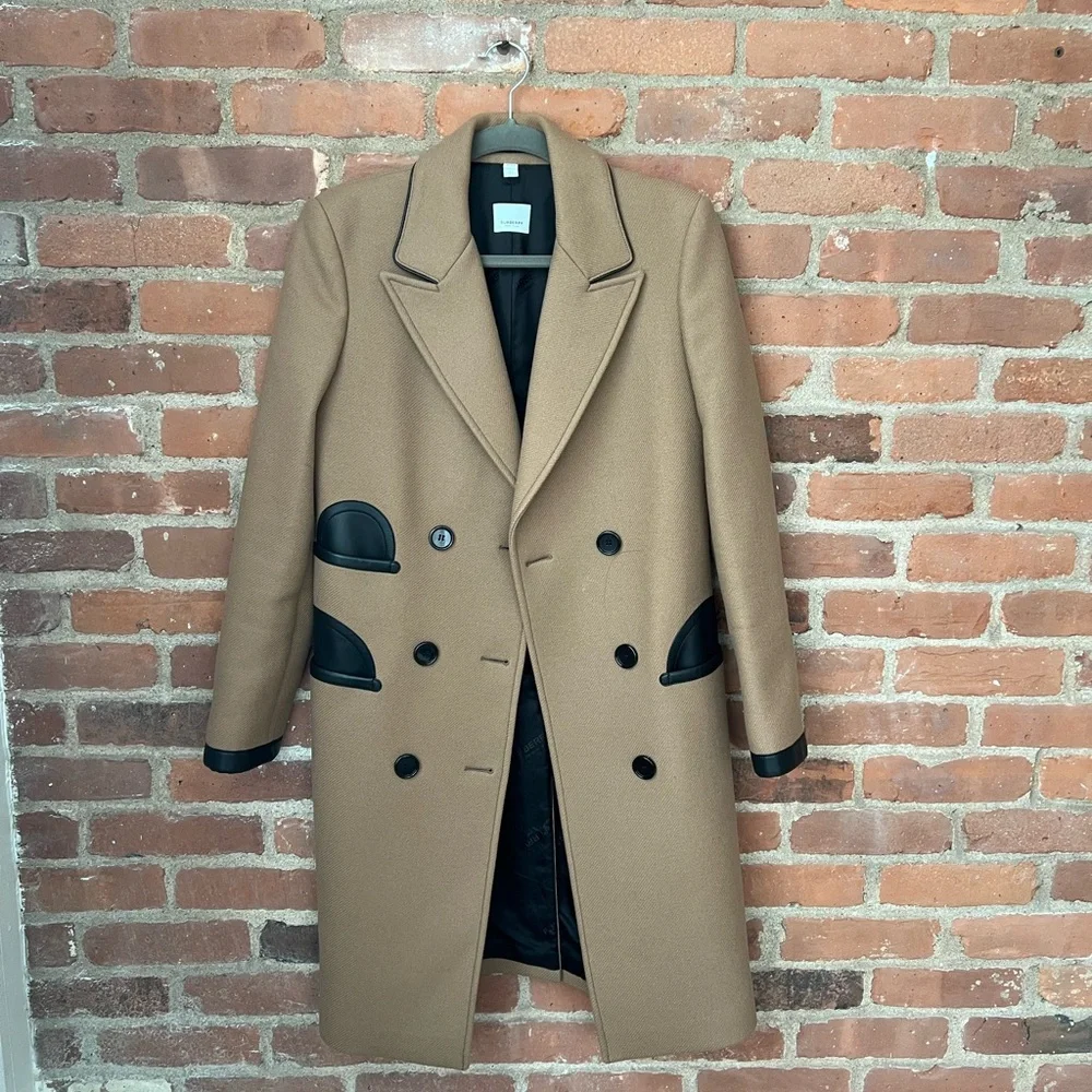 Burberry Camel Wool Cashmere Trench Coat USA 4 - Picture 6 of 16